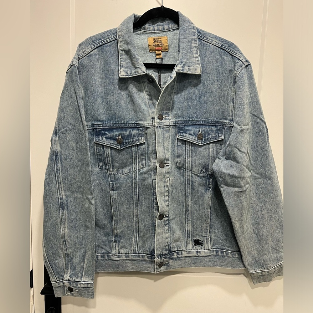 Burberry supreme Jean jacket size L